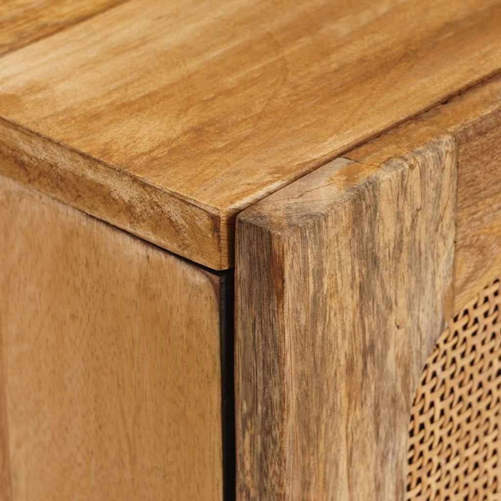 Mueble de TV Marrón 105 x 33 x 46 cm Madera de mango maciza