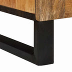 Mueble de TV Marrón 105 x 33 x 46 cm Madera de mango maciza
