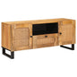 Mueble de TV Marrón 105 x 33 x 46 cm Madera de mango maciza