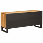 Mueble de TV Marrón 105 x 33 x 46 cm Madera de mango maciza