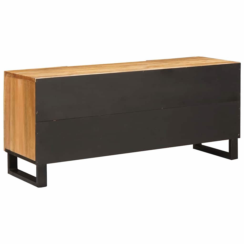 Mueble de TV Marrón 105 x 33 x 46 cm Madera de mango maciza