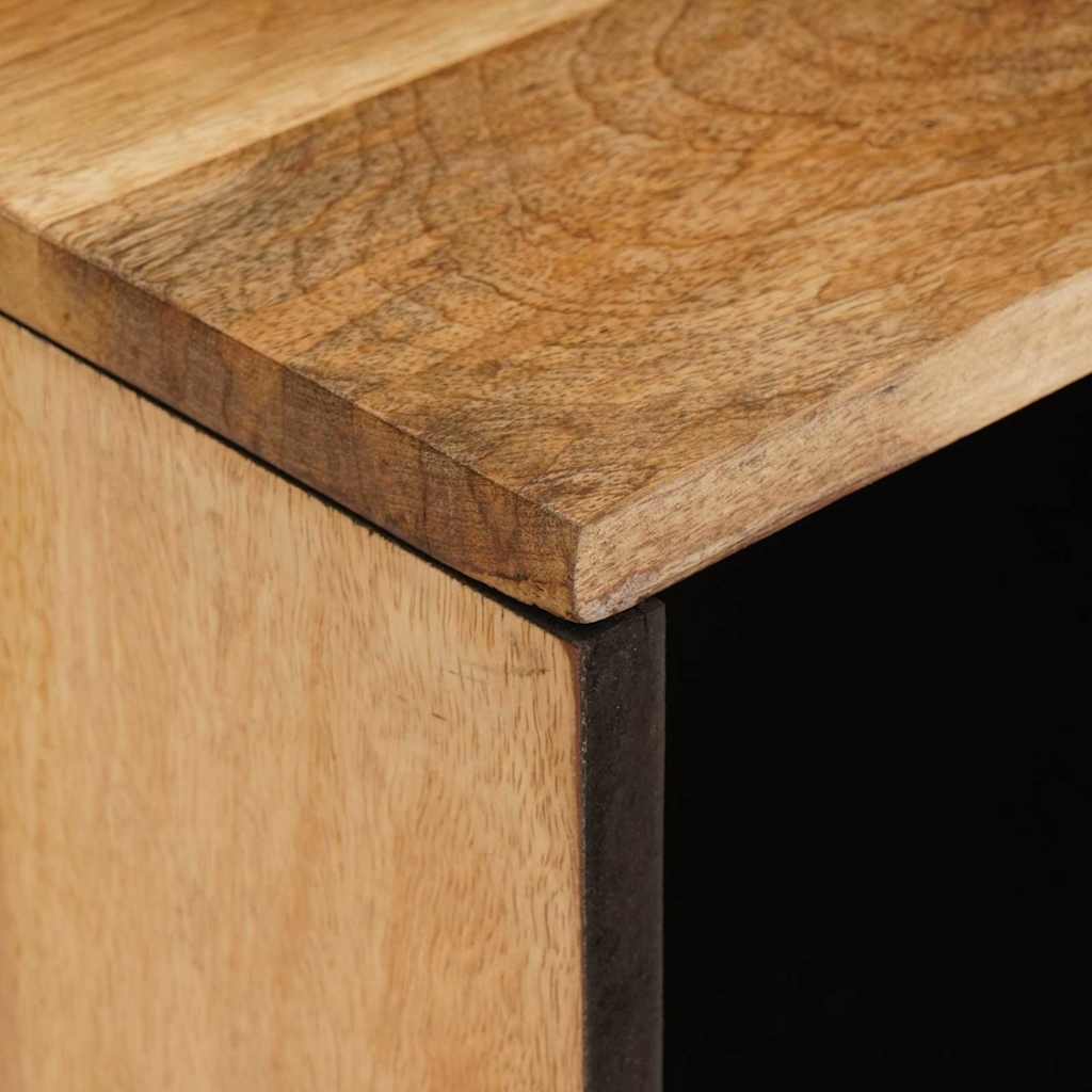Mueble de TV Marrón 80 x 33 x 46 cm Madera de mango maciza