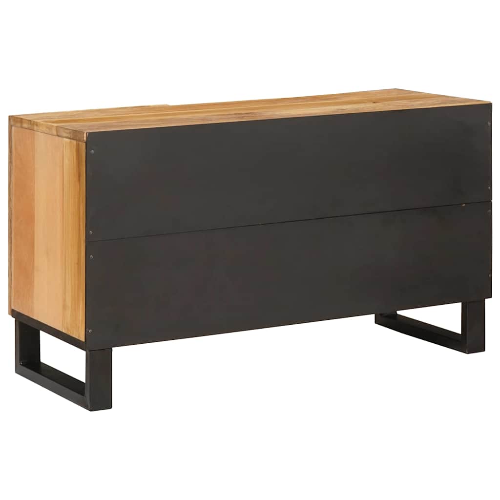 Mueble de TV Marrón 80 x 33 x 46 cm Madera de mango maciza