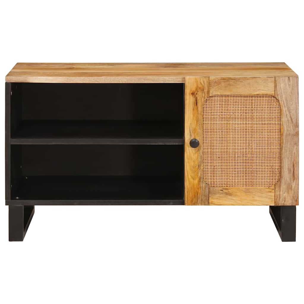 Mueble de TV Marrón 80 x 33 x 46 cm Madera de mango maciza
