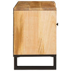 Mueble de TV Marrón 80 x 33 x 46 cm Madera de mango maciza