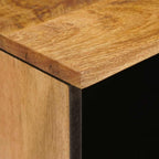 Mueble de TV Marrón 100 x 33 x 46 cm Madera de mango maciza