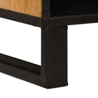 Mueble de TV Marrón 100 x 33 x 46 cm Madera de mango maciza