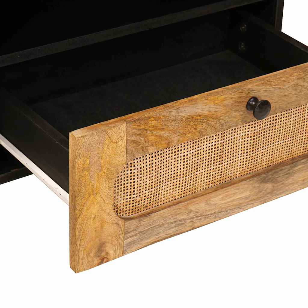 Mueble de TV Marrón 80 x 33 x 46 cm Madera de mango maciza
