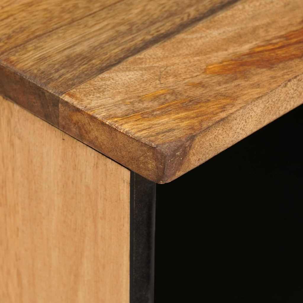 Mueble de TV Marrón 80 x 33 x 46 cm Madera de mango maciza