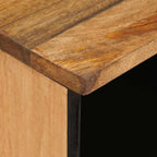 Mueble de TV Marrón 80 x 33 x 46 cm Madera de mango maciza