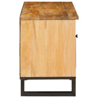 Mueble de TV Marrón 80 x 33 x 46 cm Madera de mango maciza