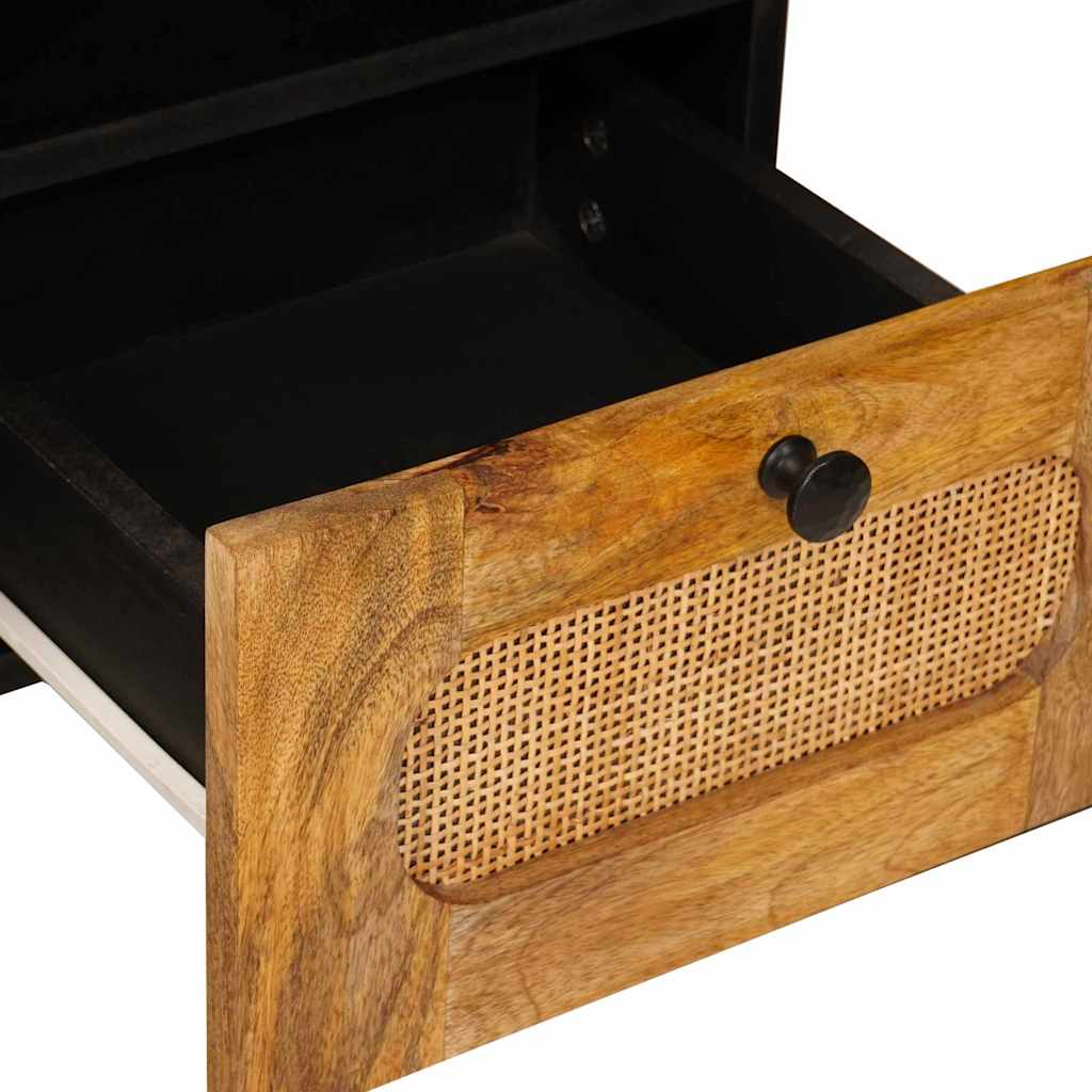 Mueble de TV Marrón 100 x 33 x 46 cm Madera de mango maciza