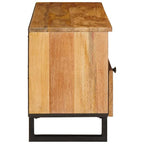 Mueble de TV Marrón 100 x 33 x 46 cm Madera de mango maciza