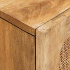 Mueble de lavabo para baño con estante Marrón 62 x 33 x 58 cm