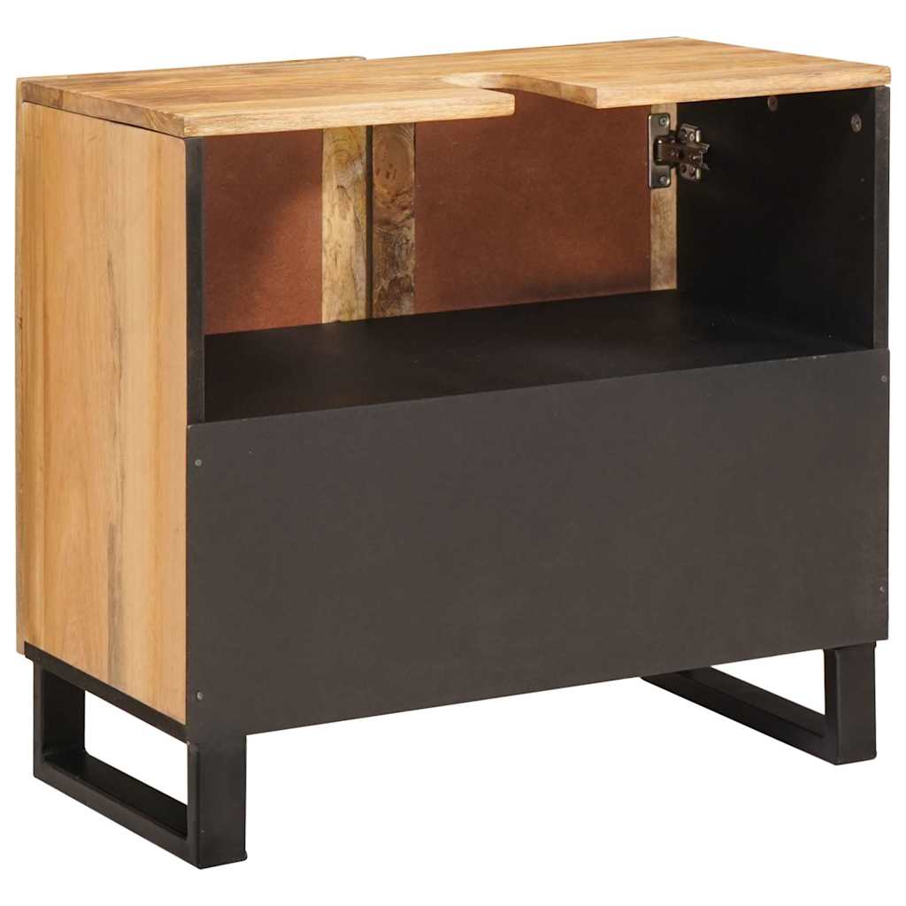 Mueble de lavabo para baño con estante Marrón 62 x 33 x 58 cm