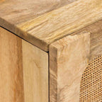 Aparador Marrón 80 x 33 x 75 cm Madera de mango maciza