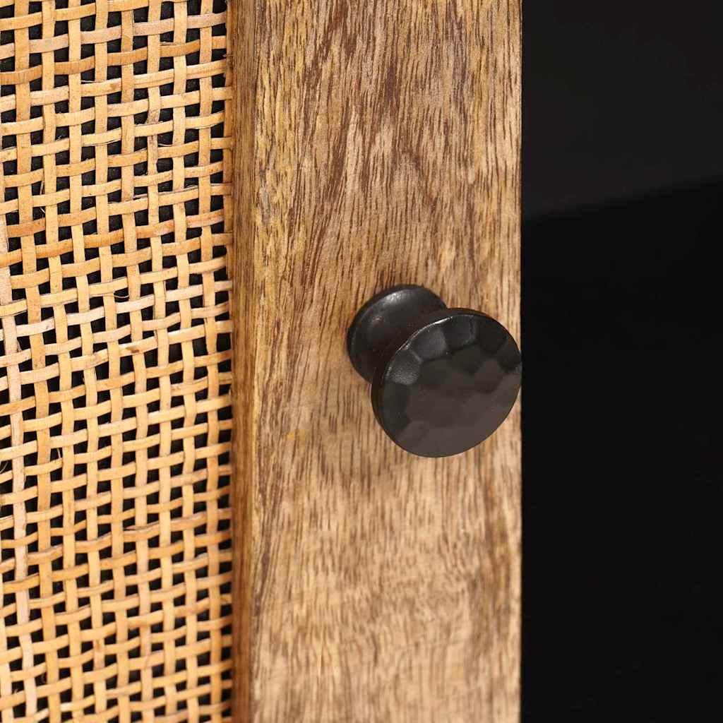Aparador Marrón 80 x 33 x 75 cm Madera de mango maciza