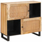 Aparador Marrón 80 x 33 x 75 cm Madera de mango maciza