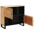 Aparador Marrón 80 x 33 x 75 cm Madera de mango maciza