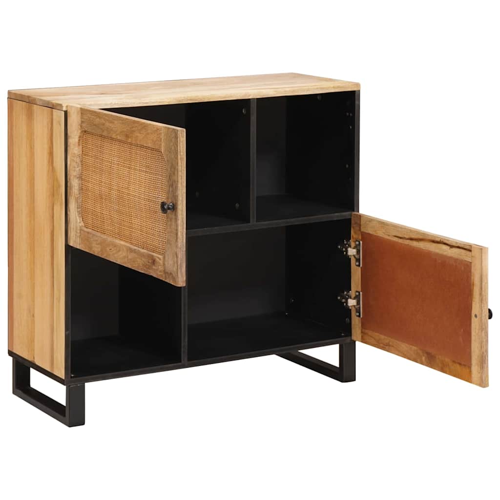 Aparador Marrón 80 x 33 x 75 cm Madera de mango maciza