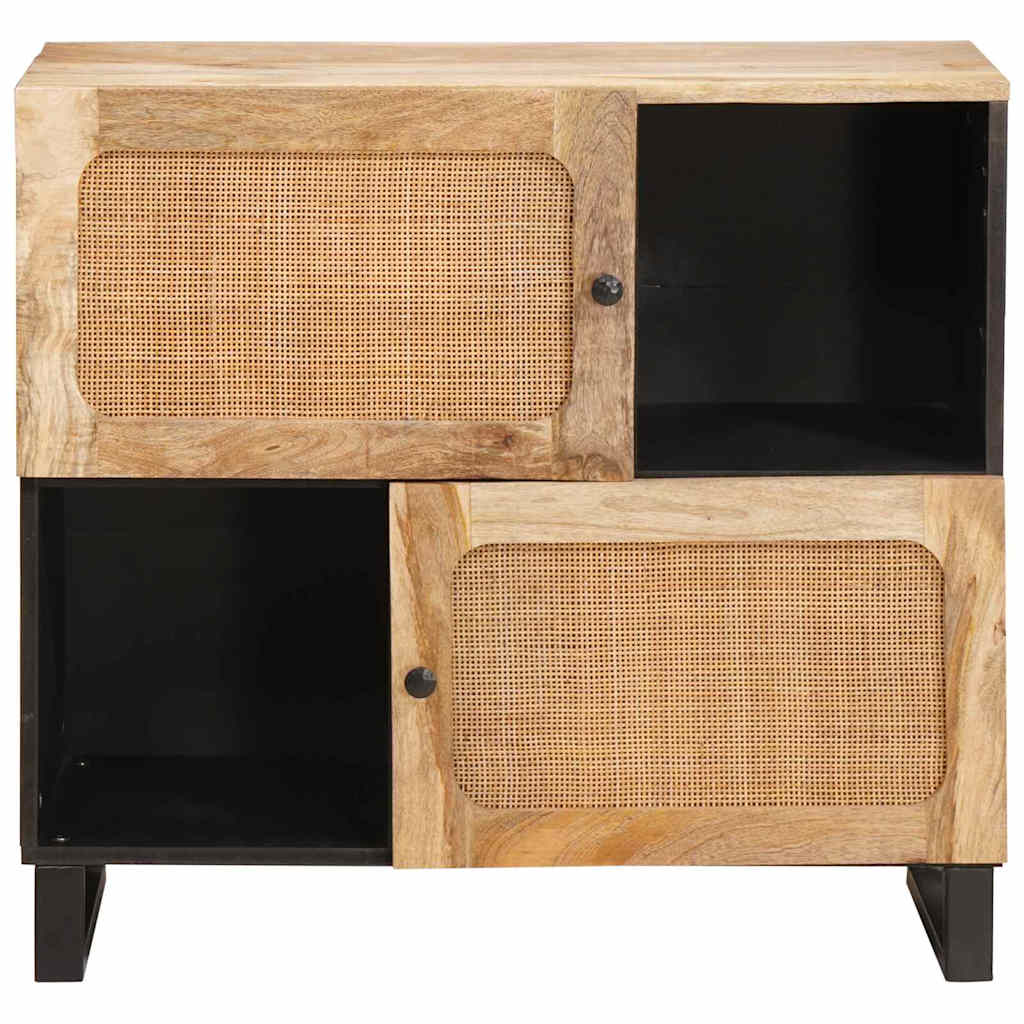 Aparador Marrón 80 x 33 x 75 cm Madera de mango maciza