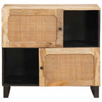 Aparador Marrón 80 x 33 x 75 cm Madera de mango maciza