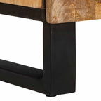 Aparador alto Marrón 90 x 33 x 75 cm Madera de mango maciza