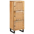 Aparador alto Marrón 90 x 33 x 75 cm Madera de mango maciza