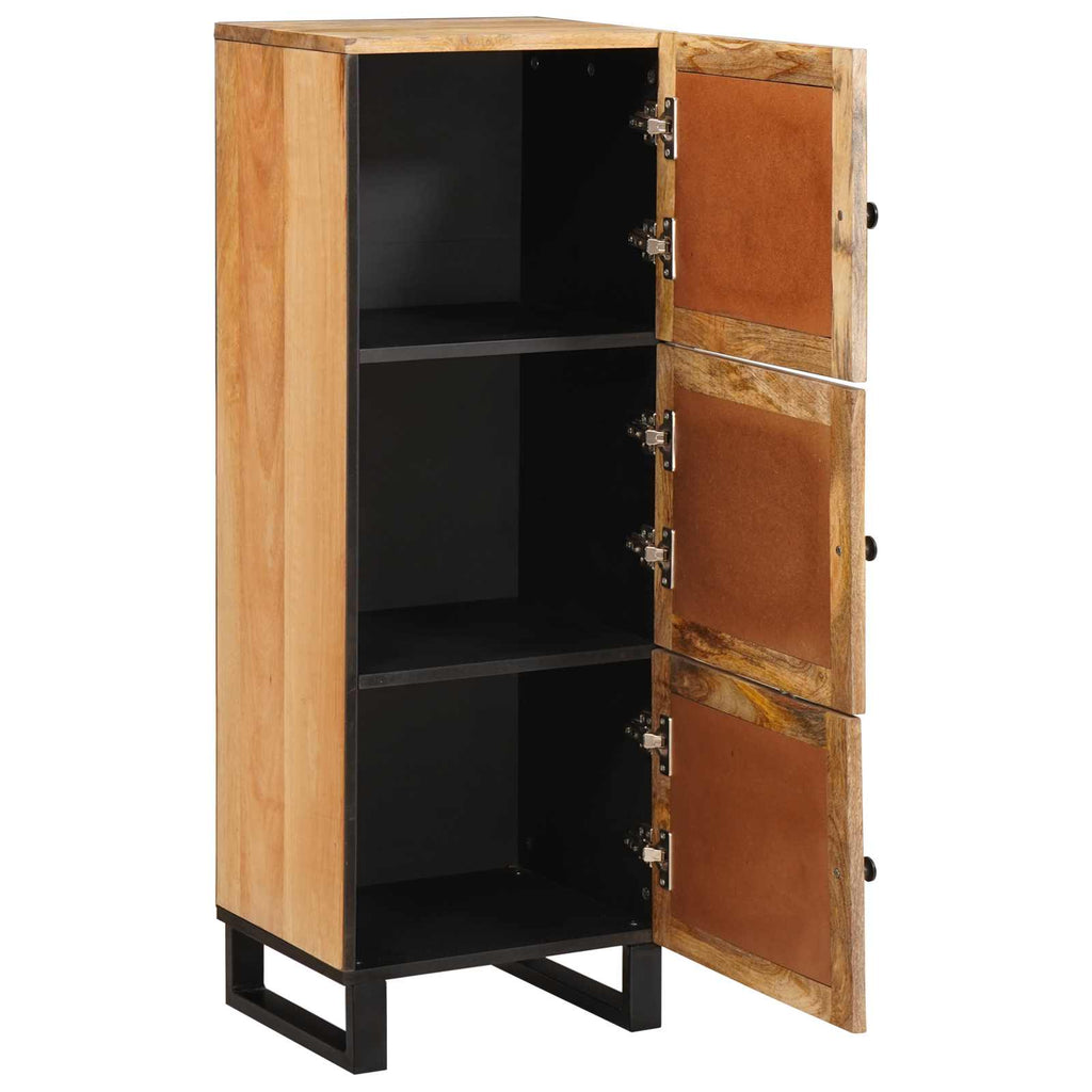 Aparador alto Marrón 90 x 33 x 75 cm Madera de mango maciza