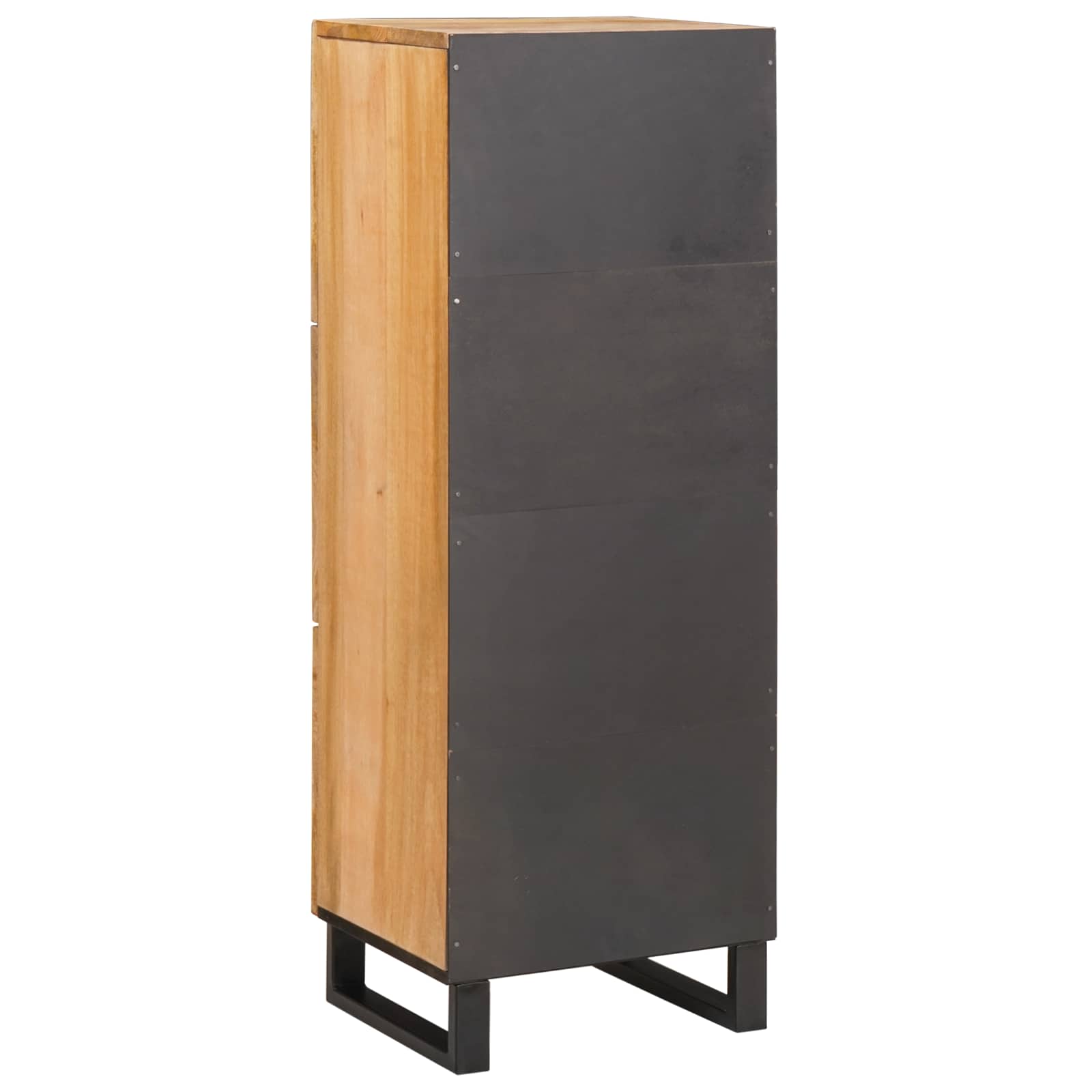 Aparador alto Marrón 90 x 33 x 75 cm Madera de mango maciza