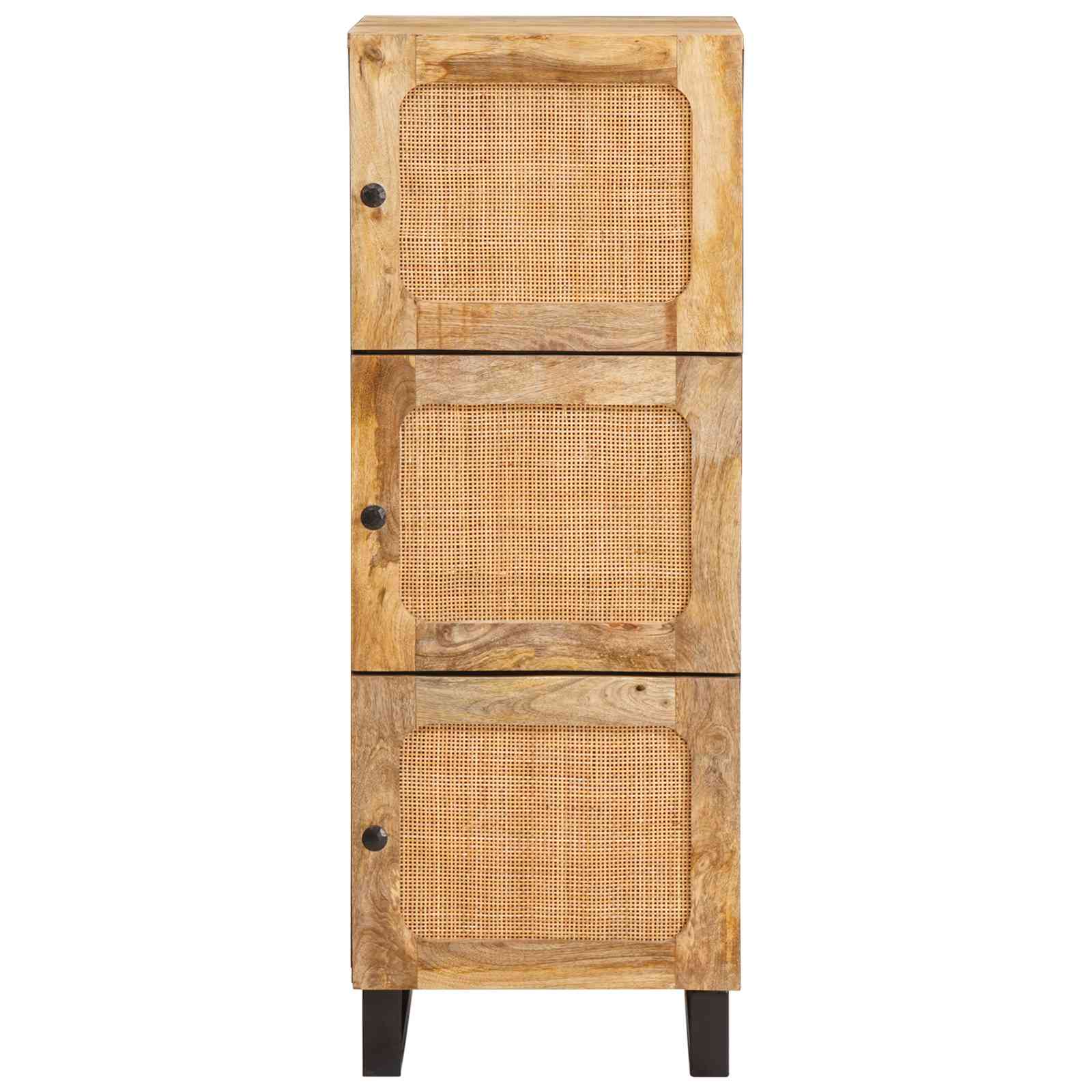 Aparador alto Marrón 90 x 33 x 75 cm Madera de mango maciza