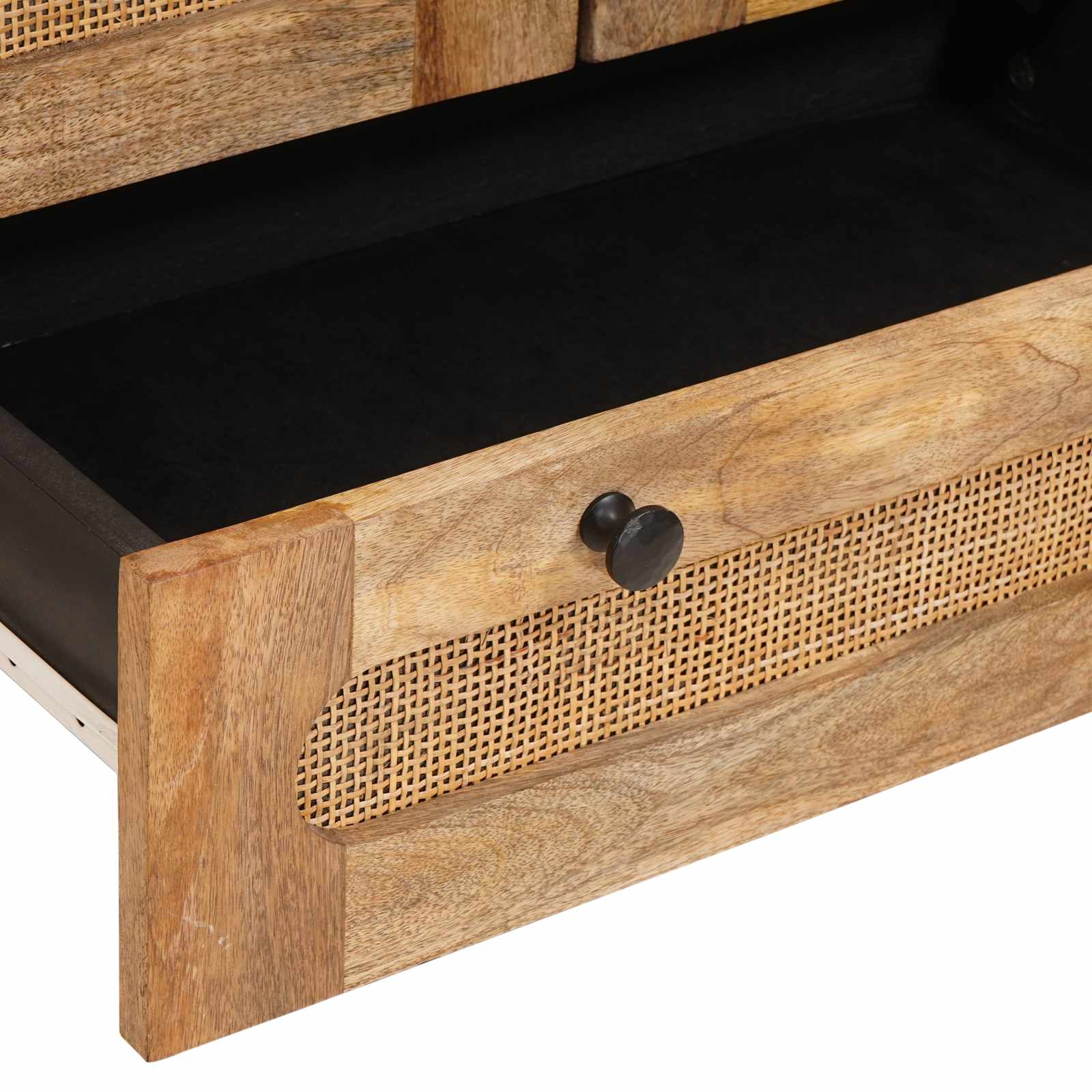 Aparador alto Marrón 40 x 33 x 110 cm Madera de mango maciza