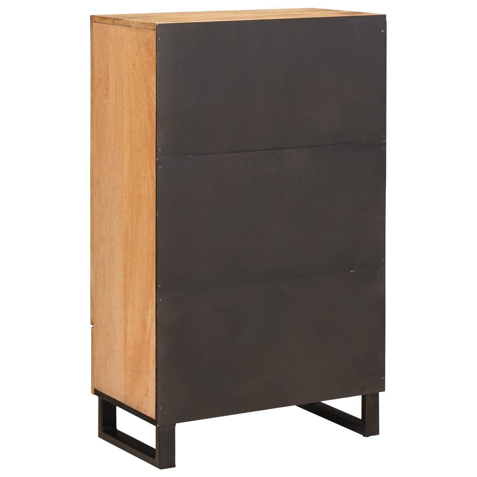 Aparador alto Marrón 40 x 33 x 110 cm Madera de mango maciza
