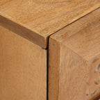 Mesa de noche Marrón Claro 40 x 33 x 46 cm Madera de ingeniería