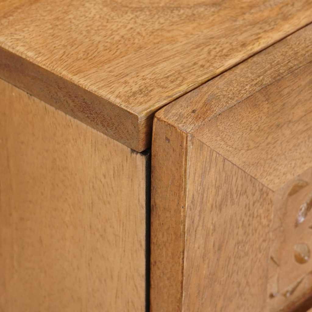 Mesa de noche 2 pcs Marrón Claro 40 x 33 x 46 cm