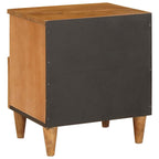 Mesa de noche Marrón Claro 40 x 33 x 46 cm Madera de ingeniería