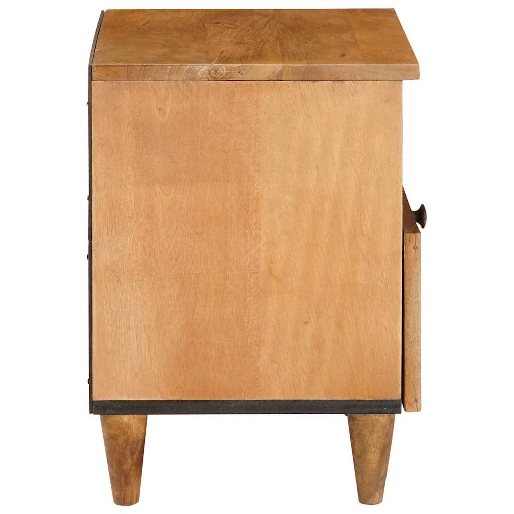 Mesa de noche Marrón Claro 40 x 33 x 46 cm Madera de ingeniería