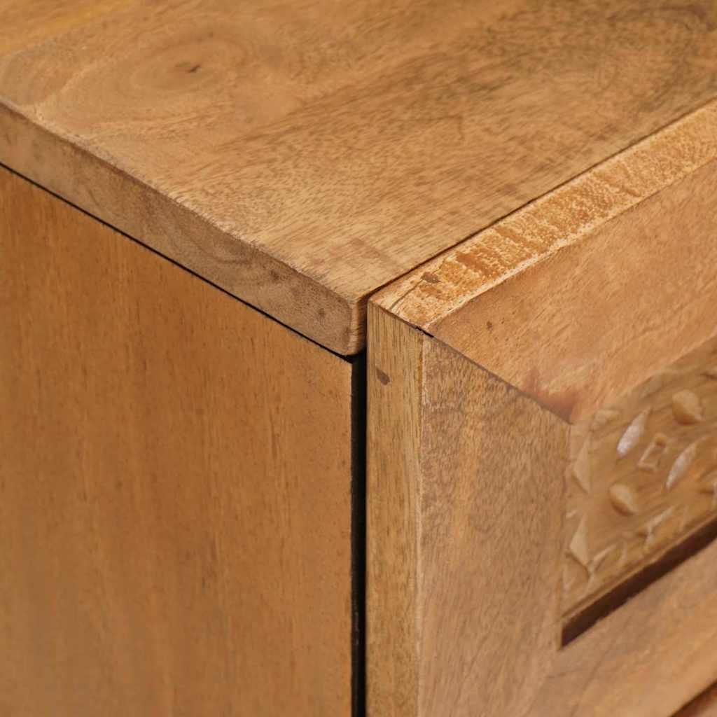 Mesa de noche Marrón Claro 50 x 33 x 60 cm Madera de ingeniería