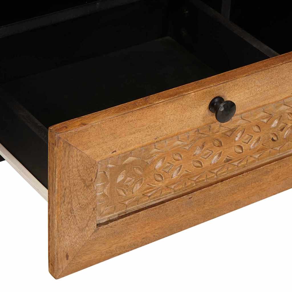 Mueble de TV con cajón 100 x 33 x 46 cm Madera de mango maciza