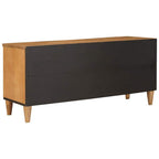 Mueble de TV con cajón 100 x 33 x 46 cm Madera de mango maciza
