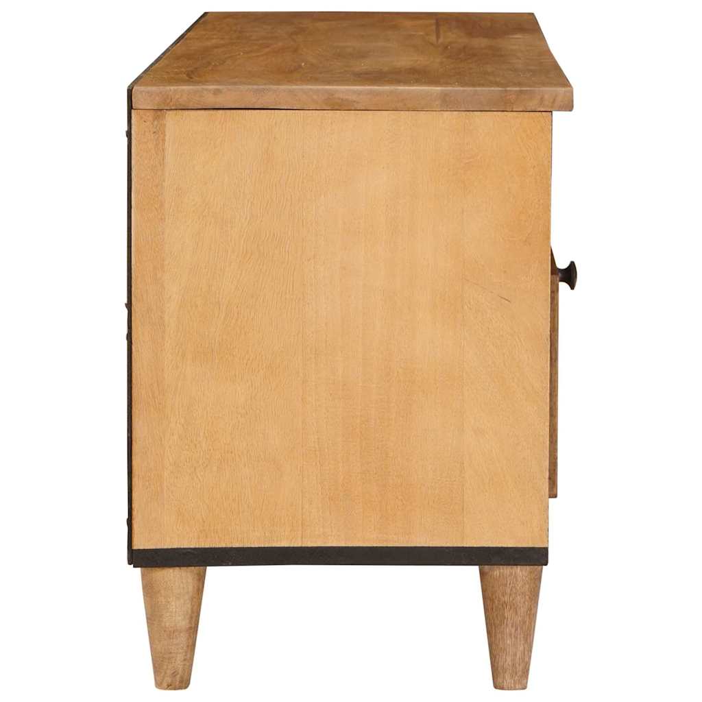 Mueble de TV con cajón 100 x 33 x 46 cm Madera de mango maciza