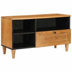 Mueble de TV con cajón 80 x 33 x 46 cm Madera de mango maciza