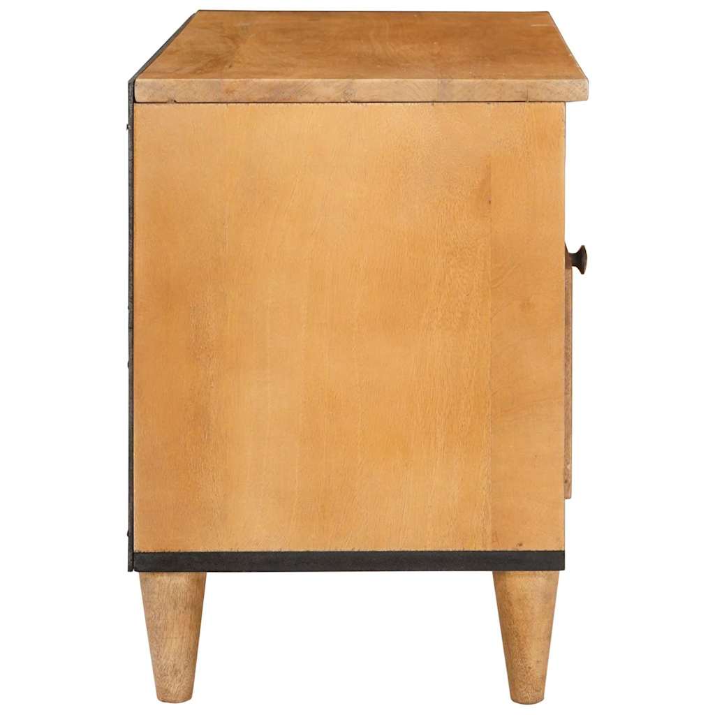 Mueble de TV con cajón 80 x 33 x 46 cm Madera de mango maciza
