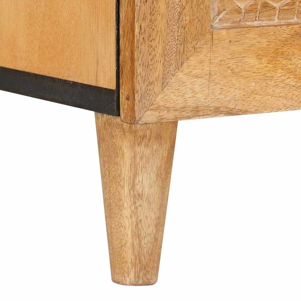 Mueble de TV con cajón 100 x 33 x 46 cm Madera de mango maciza