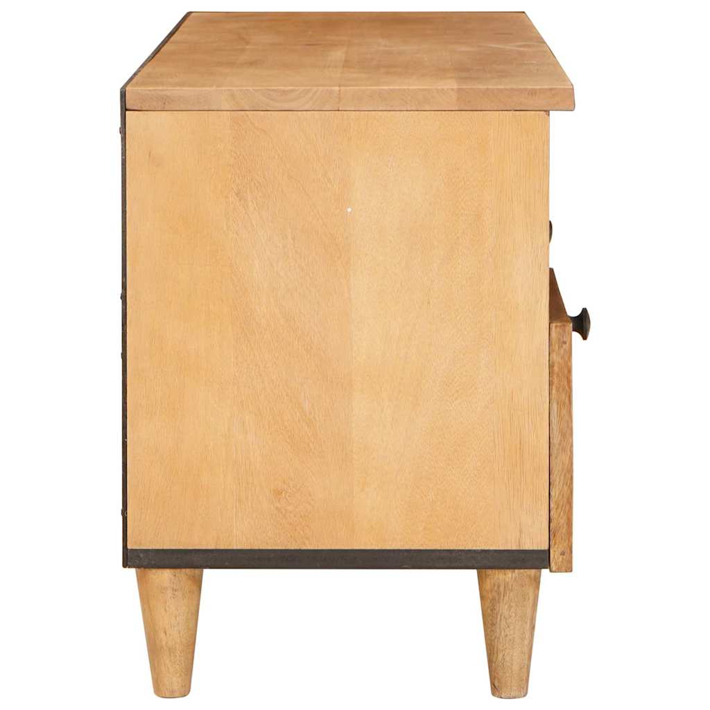 Mueble de TV con cajón 100 x 33 x 46 cm Madera de mango maciza