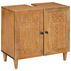Mueble de Cuarto de Baño Marrón Claro 62 x 33 x 58 cm