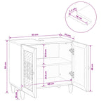 Mueble de Cuarto de Baño Marrón Claro 62 x 33 x 58 cm