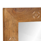 espejo de pared 70 x 50 cm Madera de Ingeniería y Vidrio