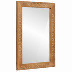 espejo de pared 70 x 50 cm Madera de Ingeniería y Vidrio
