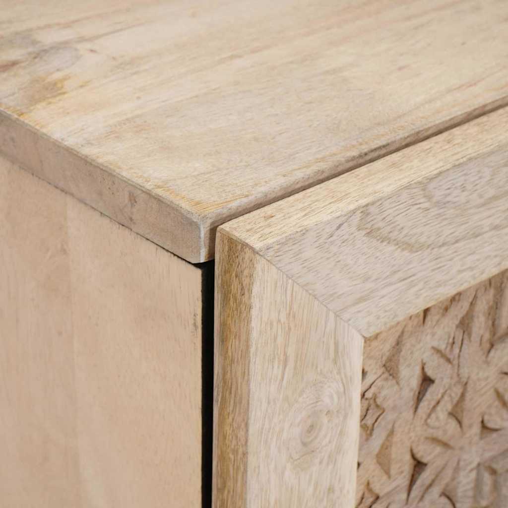 Mesa de noche 2 pcs Blanco 80 x 50 x 40 cm Madera de ingeniería